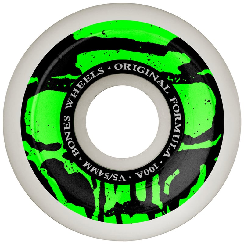 Bones - Mummy Skulls V5 Sidecut 54mm 100A - Skateboard Wielen