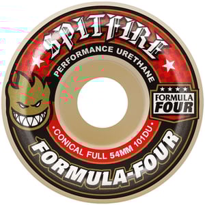 Spitfire - Formula Four Conical Full 54mm 101D - Skateboard Wielen