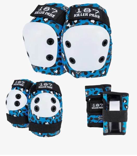 187 Killer Pads - Six pack Junior Staab Blue - Beschermset