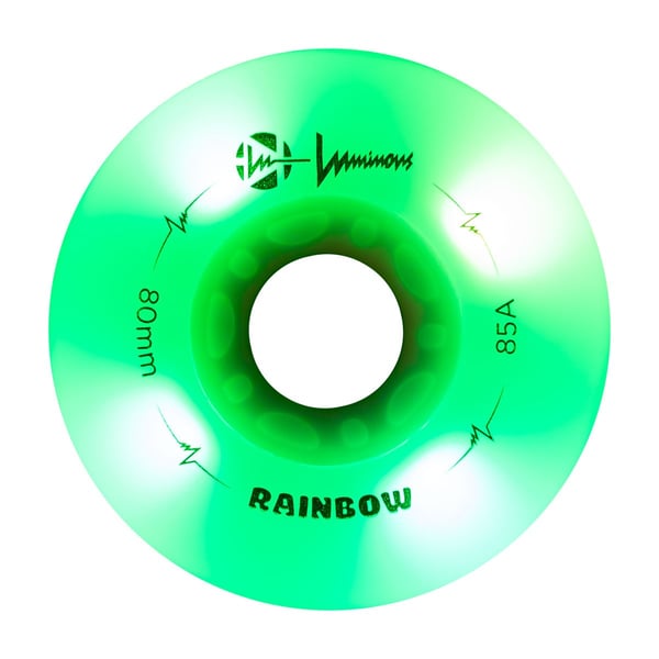 Luminous Rainbow Wheels 80 Green