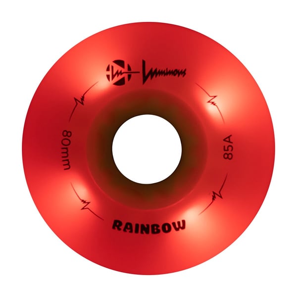 Luminous Rainbow Wheels 80 Red
