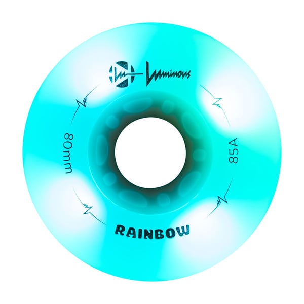 Luminous Rainbow Wheels 80 Teal