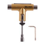 Silver Metallic Gold Skate Tool
