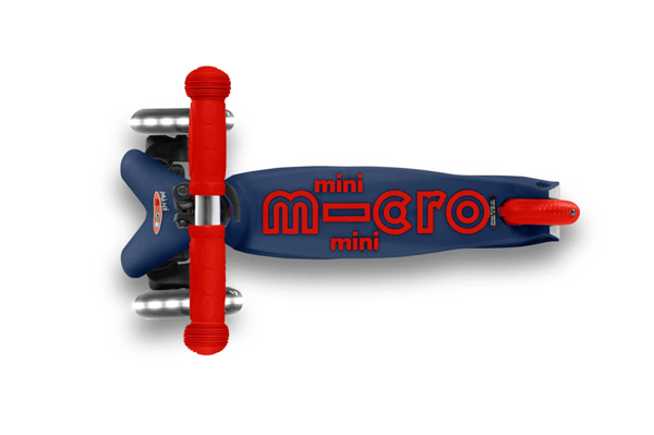 Mini Micro deluxe led marineblauw Rood Top