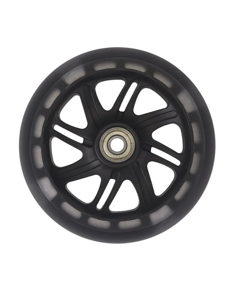 Micro - 120mm LED Zwart - Step Wiel afbeelding 1