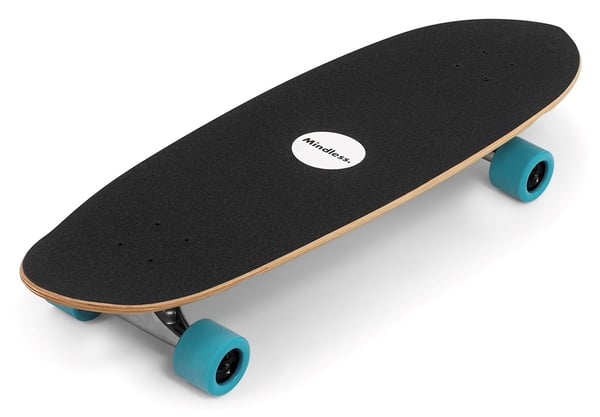 Mindless Wake Surf Skate 35 x 10 Blue Angle Grip