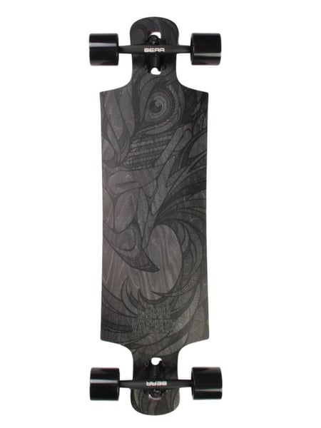 Landyachtz Drop Hammer Black Eagle 36.5” – Longboard Complete