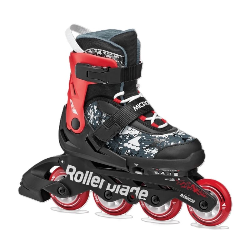 Rollerblade - Microblade SL Black/Red - Kinderskates - 36.5-40.5