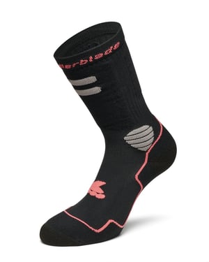Rollerblade - High Performance Black/Coral - Skate Sokken