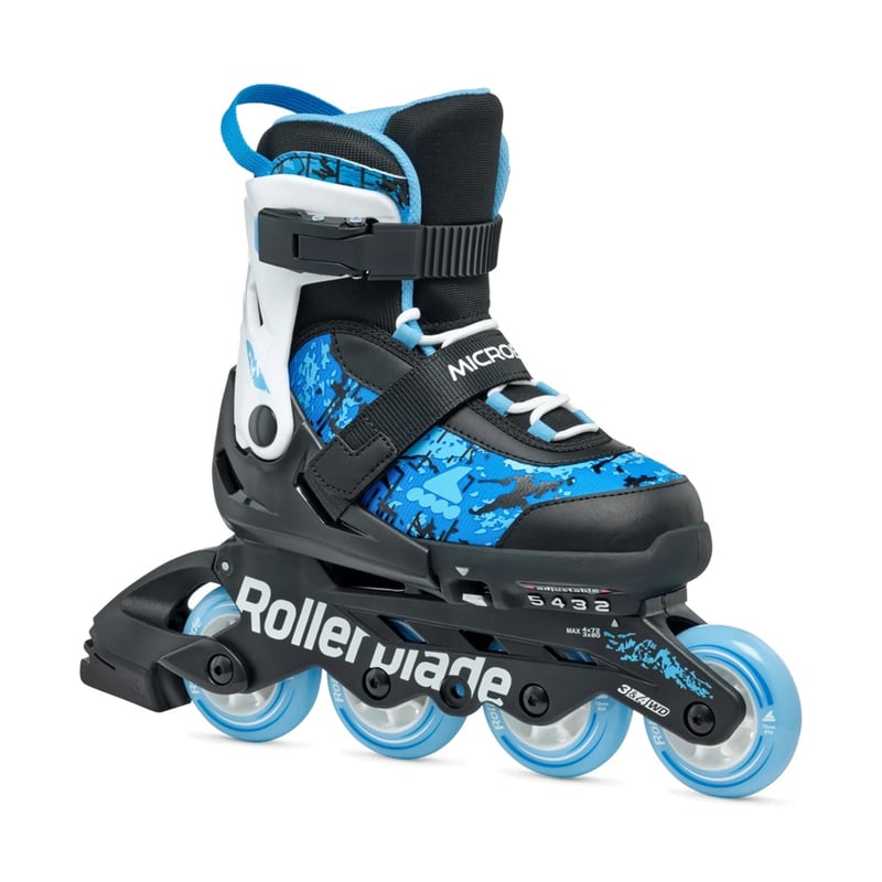Rollerblade - Microblade SL Black Sky Blue - Verstelbare Kinderskates - 33-36.5