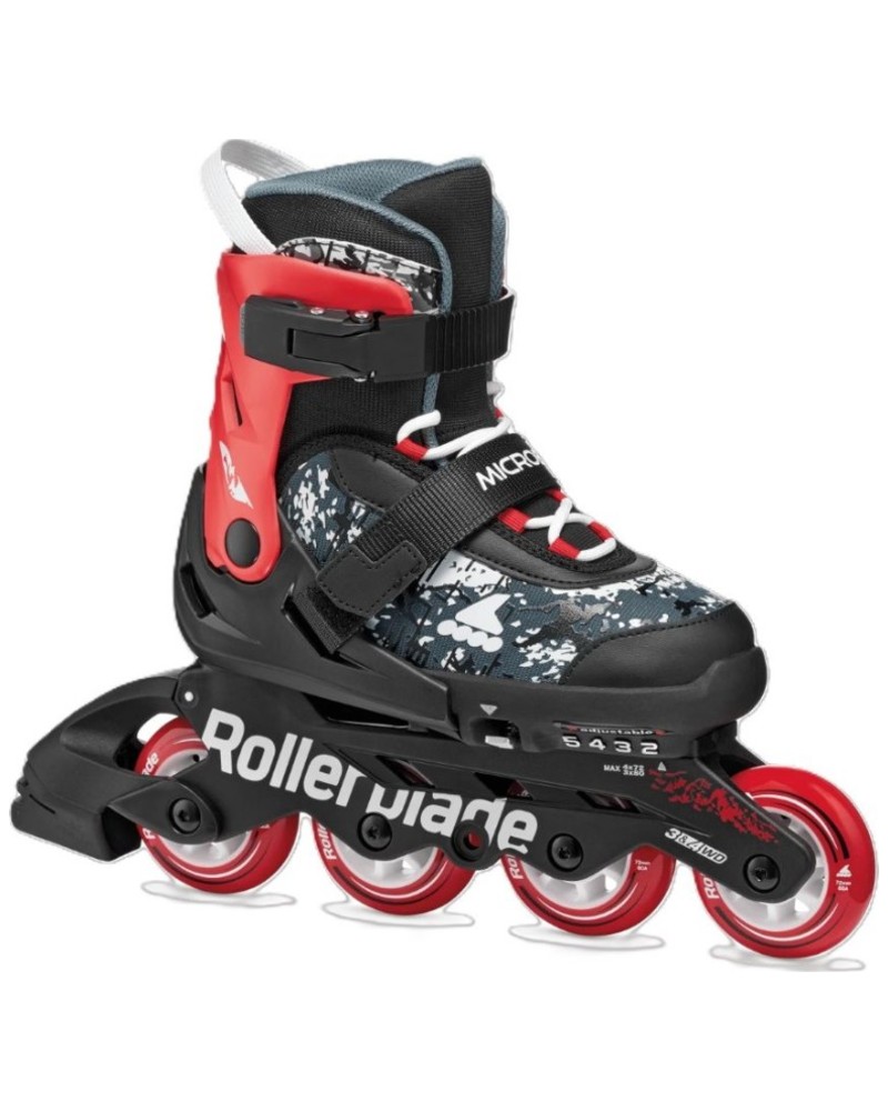 Rollerblade - Microblade SL Black/Red - Kinderskates - 28-32