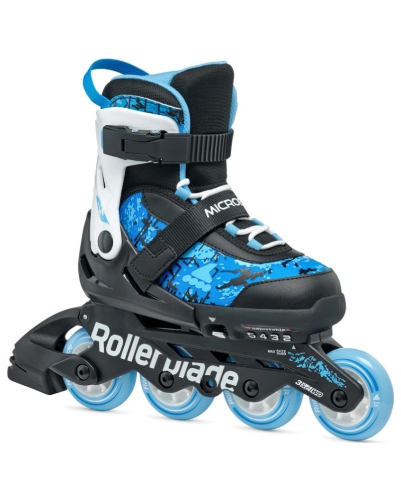 Rollerblade - Microblade SL Black Sky Blue - Verstelbare Kinderskates - 28-32