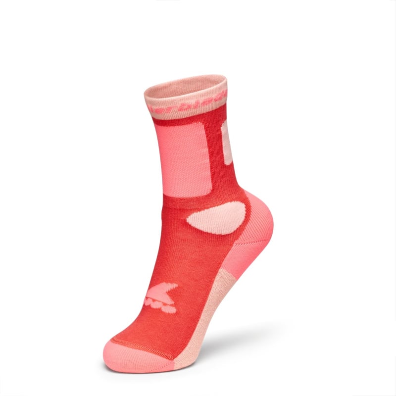 Rollerblade - Kids Socks Pink - Skate Sokken - XS
