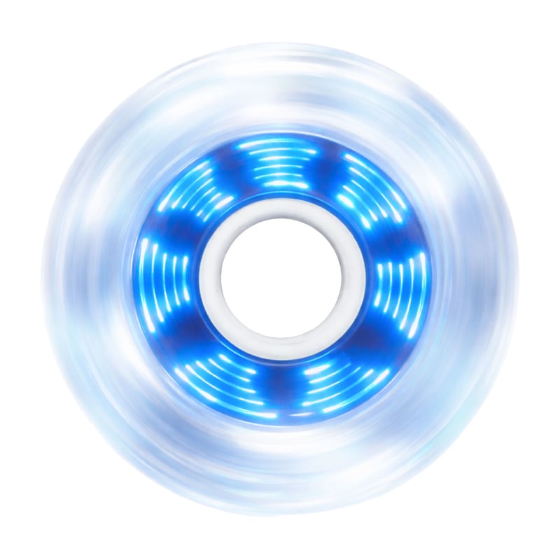 Luminous - 80mm LED Pixel 4-pack - Skate Wielen - Blauw