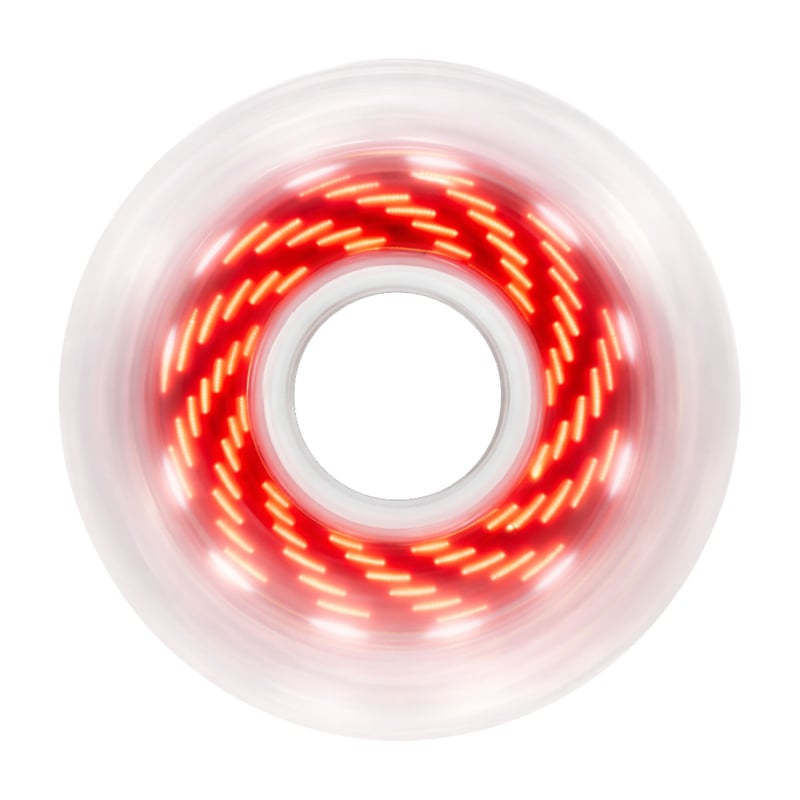 Luminous - 80mm LED Pixel 4-pack - Skate Wielen - Rood
