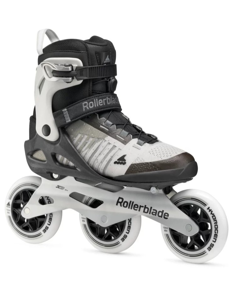 Rollerblade - Macroblade 110 3WD Black Ivory - Fitness Tour Skates - 44.5/45