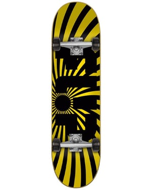 Flip - Spiral Yellow 8.0"- Skateboard Complete