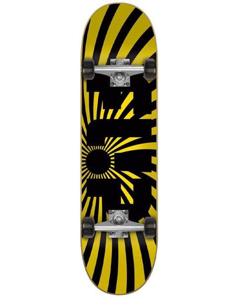Flip - Spiral Yellow 8.0"- Skateboard Complete