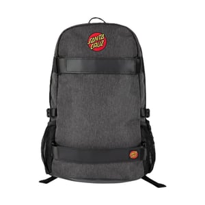 Santa Cruz Classic dot Backpack Black - Skate Rugtas