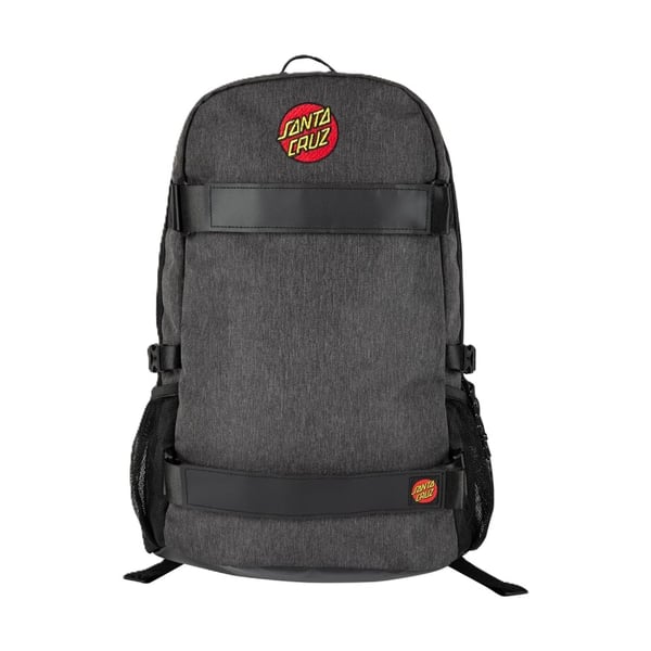 SCA-BAG-0220_1 Santa Cruz Classic dot Backpack Black - Skate Rugtas