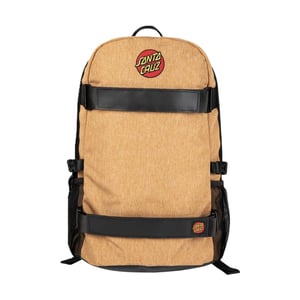Santa Cruz Classic dot Backpack Biscuit - Skate Rugtas 