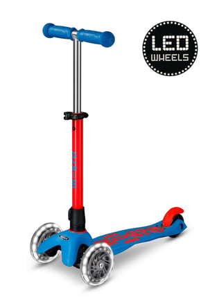 Micro Mini deluxe Neon Blauw Rood - Step Complete 