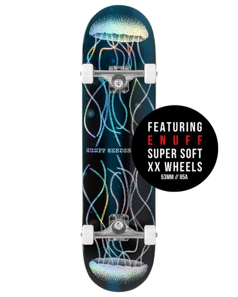 Enuff Abyss Hologram Complete Skateboard Graphic Main with Badge