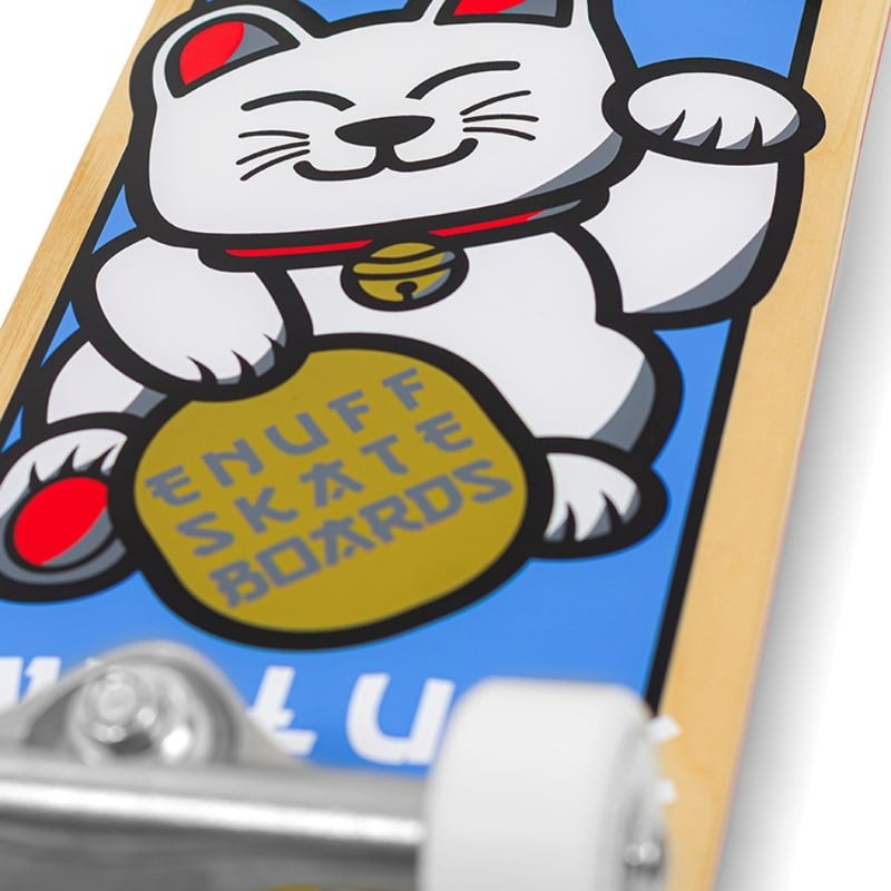Enuff - Lucky Cat 7.25" - Skateboard Complete - Rood