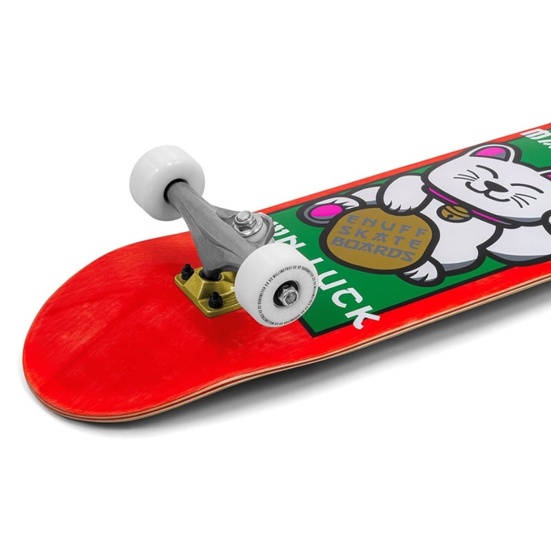 Enuff - Lucky Cat 7.25" - Skateboard Complete - Rood