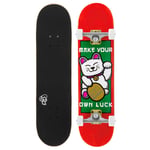 Enuff Lucky Cat Complete Skateboard Red 8.0 Boven en Onder