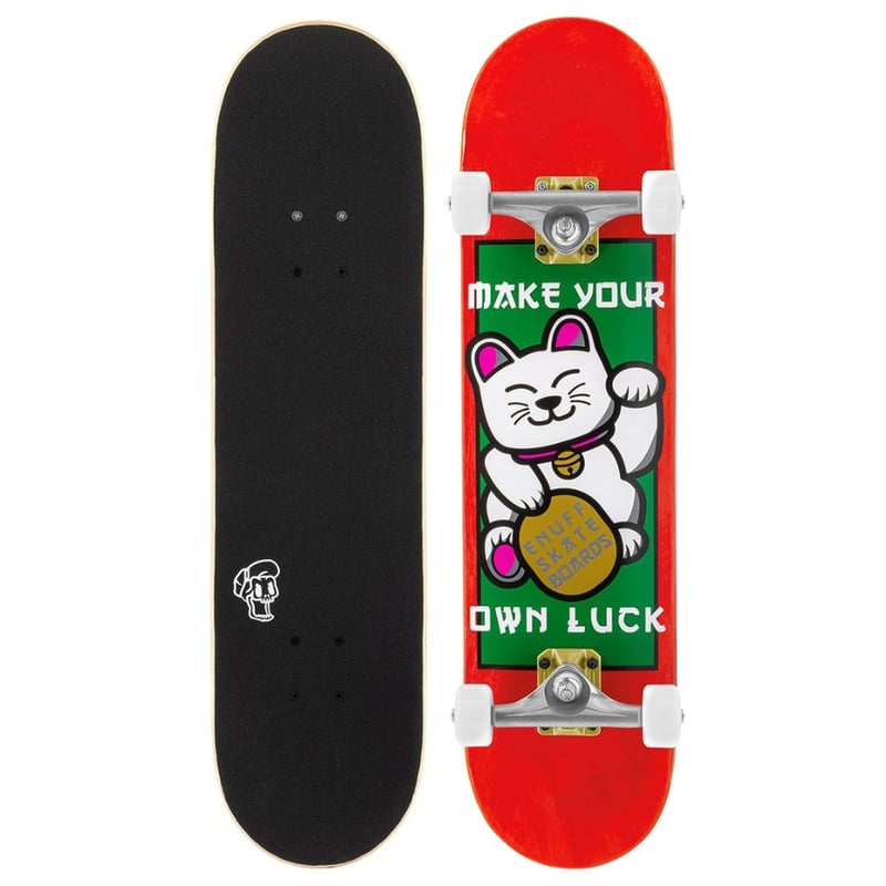 Enuff - Lucky Cat 7.25" - Skateboard Complete - Rood