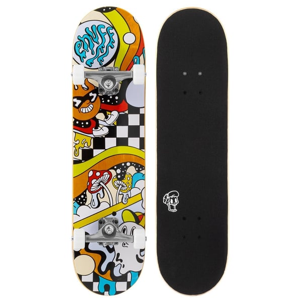 Enuff Meltworld Complete Skateboard Confused Boven en Onder