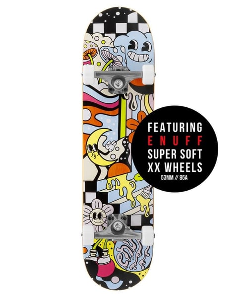 Enuff Meltworld Complete Skateboard Dazed 7.75