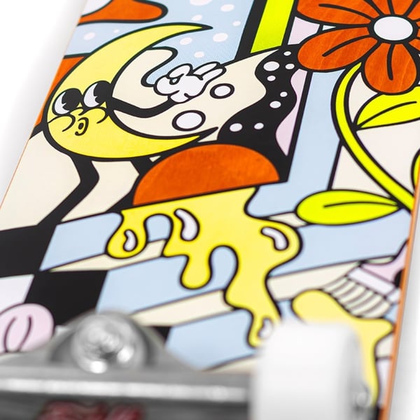 Enuff Meltworld Complete Skateboard Dazed Print