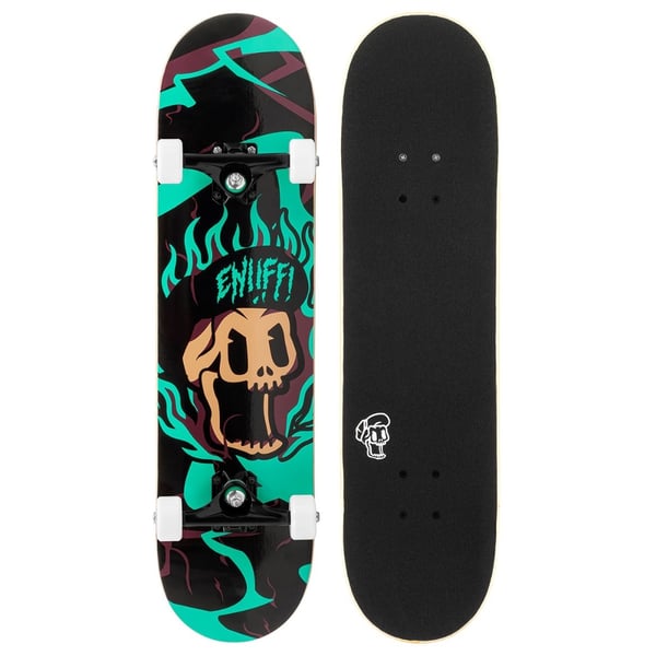 Enuff Pyro III Complete Skateboard Blue Boven en Onder