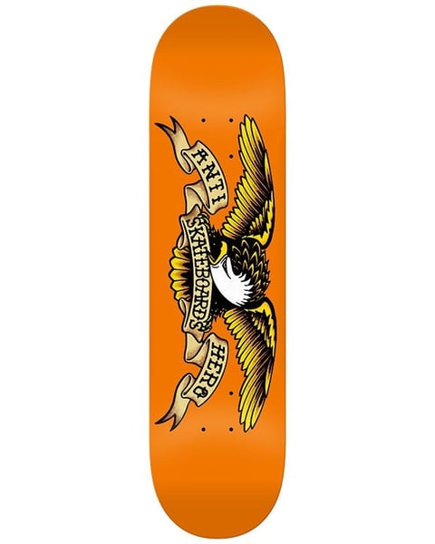 anti-hero-classic-eagle-skateboard-deck-9 Antihero - Classic Eagle Orange 9″ – Skateboard Deck