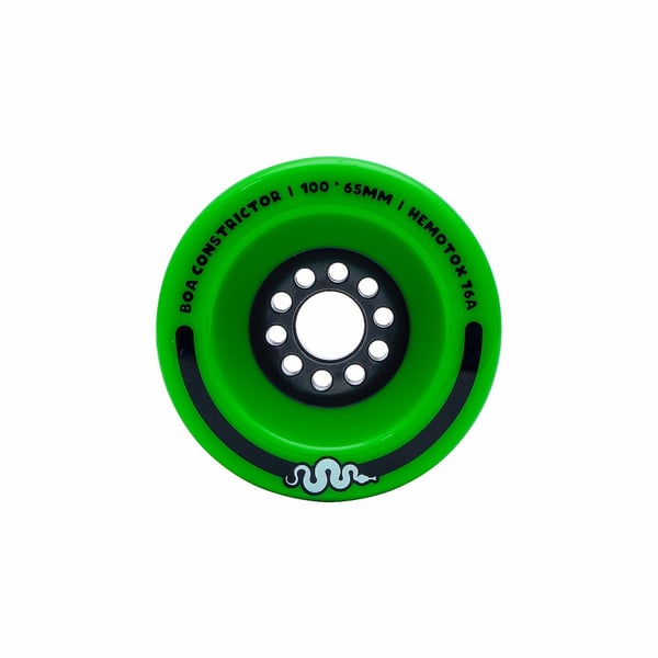 constrictor_green_front BOA Constrictor 100mm - Longboard Wielen