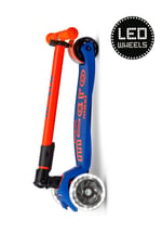 Micro - Maxi Deluxe Inklapbaar LED Neon Blauw Oranje - Step Complete