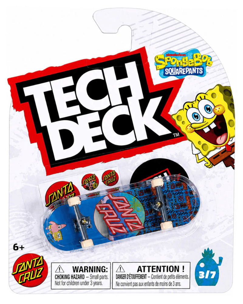 Tech Deck - Santa Cruz Spongebob - Fingerboard - 3/7 afbeelding