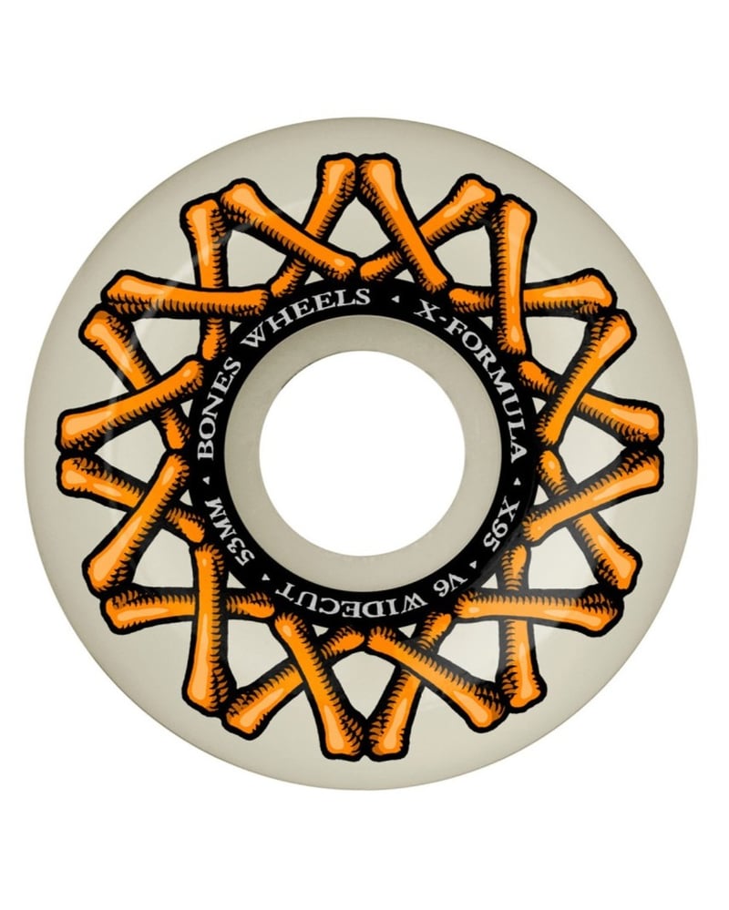 Bones X-Formula V6 Widecut 53mm 95A Skateboard Wielen