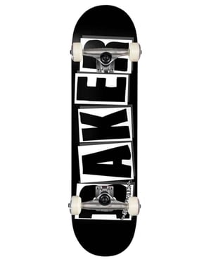 Baker - Brand Logo Black 8.5" - Skateboard Complete