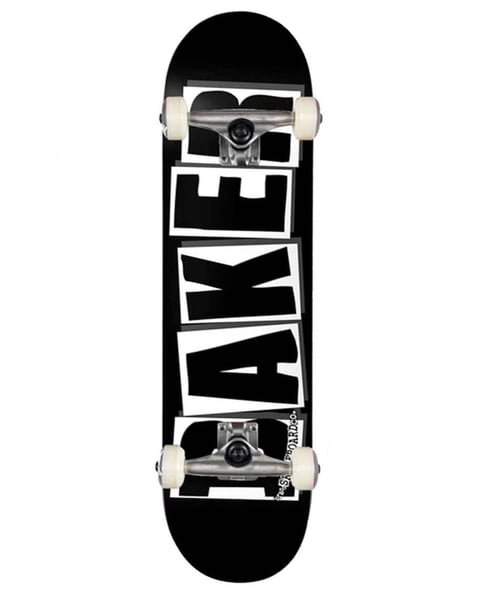 Baker - Brand Logo Black 8.5" - Skateboard Complete