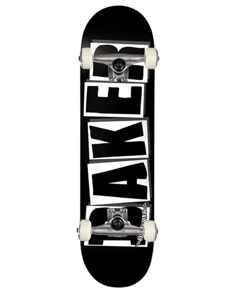 Baker Brand Logo 8.5″ Skateboard Complete Zwart