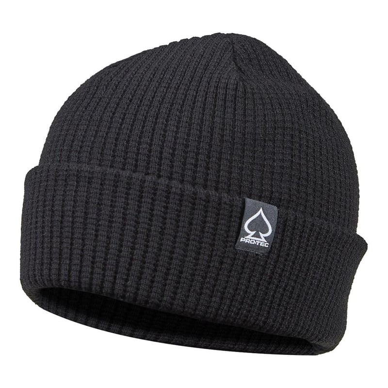 Pro-Tec - Patch Cuff Snow Beanie - Black afbeelding