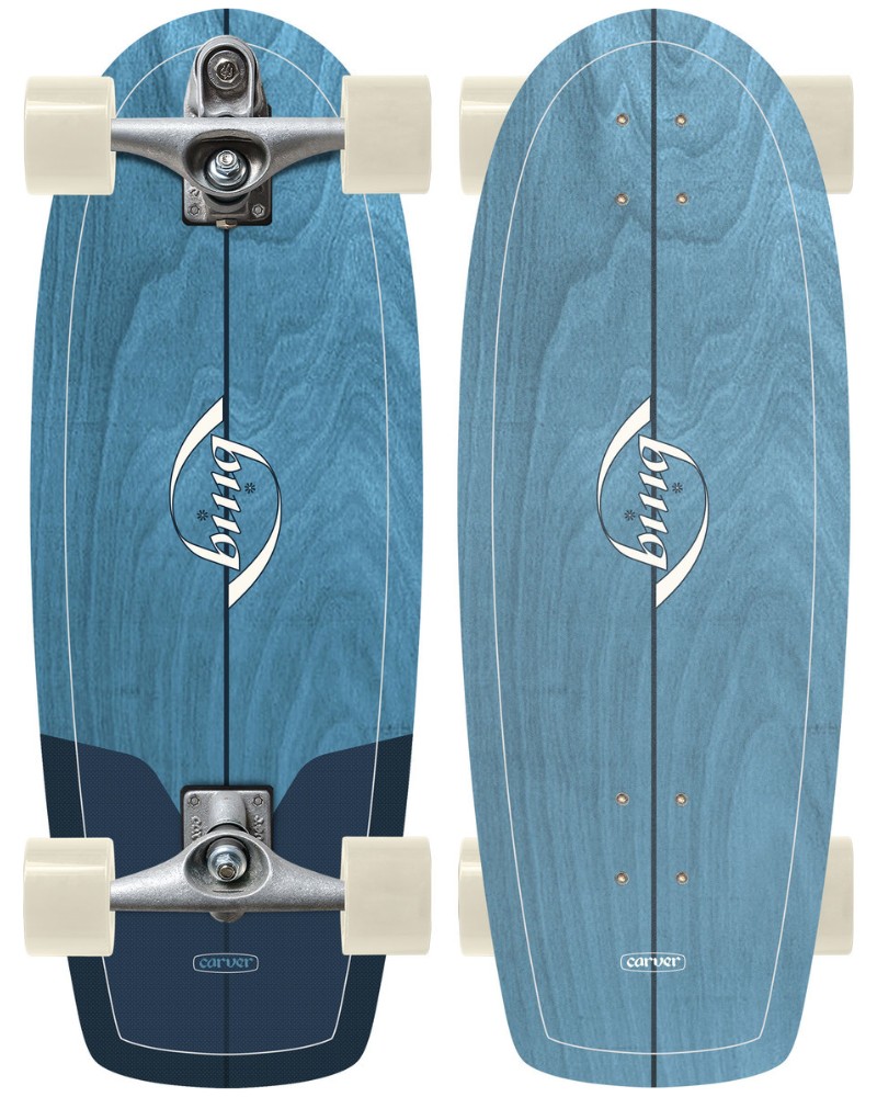 Carver - Bing Puck Dark Blue C7 27.5" - Surfskate Complete