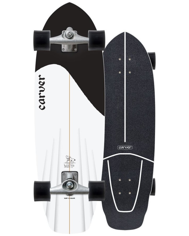 Carver - Black Tip 2 CX 32.5" - Surfskate Complete
