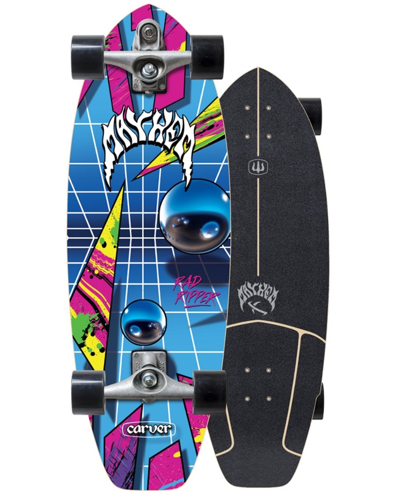 Carver - Lost Rad Ripper Neon C7 31" - Surfskate Complete