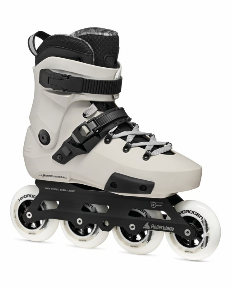 Rollerblade - Twister 90R White/Black - Freeskates - 36.5/37