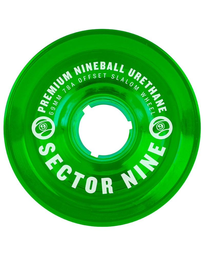 Sector 9 - Nineballs Groen 69mm 78A - Longboard Wielen