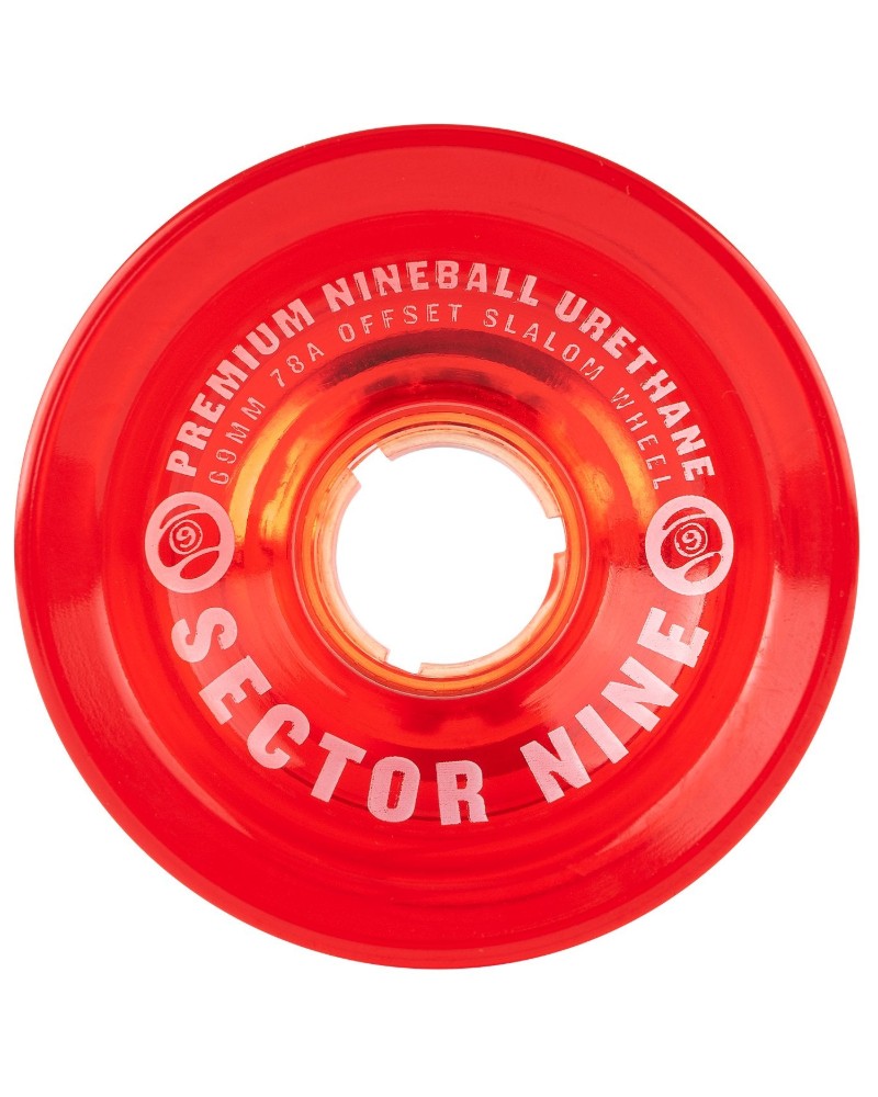 Sector 9 - Nineballs Rood 69mm 78A - Longboard Wielen